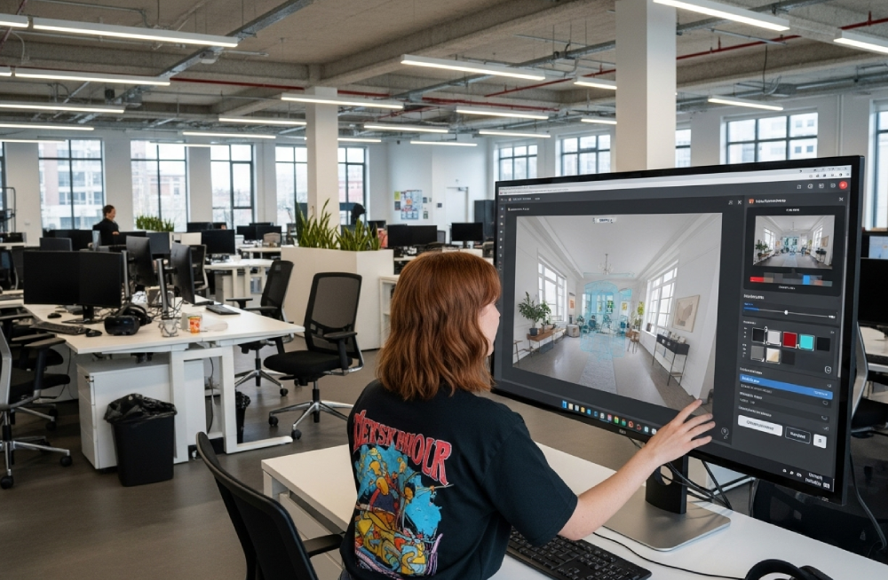 Capture your space in stunning 360° detail and create fully interactive experiences.